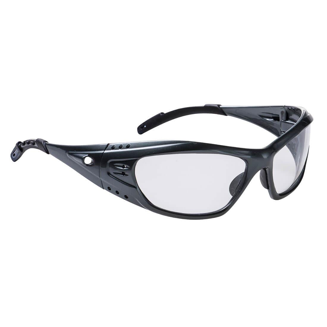 Clear - Front - Portwest Unisex Adult Paris Sport Safety Glasses