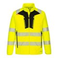 Yellow-Black - Front - Portwest Mens DX4 Baffled Hi-Vis Hybrid Jacket