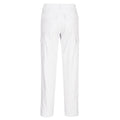 White - Back - Portwest Womens-Ladies S233 Stretch Slim Cargo Trousers