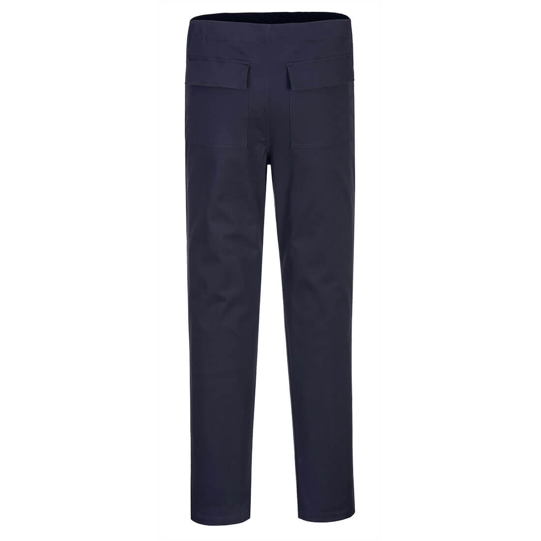 Dark Navy - Back - Portwest Womens-Ladies S234 Stretch Maternity Work Trousers