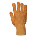 Orange - Back - Portwest Unisex Adult Criss-Cross Grip Gloves
