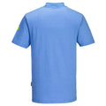Hamilton Blue - Back - Portwest Mens Anti-Static Polo Shirt