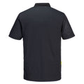 Black - Back - Portwest Mens DX4 Polo Shirt