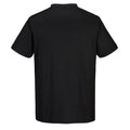 Black-Zoom Grey - Back - Portwest Mens Cotton Active T-Shirt