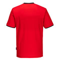 Red-Black - Back - Portwest Mens Cotton Active T-Shirt