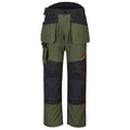 Olive Green - Front - Portwest Mens WX3 Holster Pocket Trousers