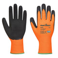 Orange-Black - Front - Portwest A340 Hi-Vis Latex Grip Gloves