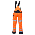 Orange-Navy - Back - Portwest Mens Multi Norm Modaflame Waterproof Trousers