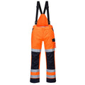 Orange-Navy - Front - Portwest Mens Multi Norm Modaflame Waterproof Trousers