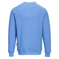 Hamilton Blue - Back - Portwest Mens Anti-Static Sweatshirt