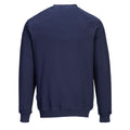 Navy - Back - Portwest Mens Anti-Static Sweatshirt