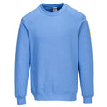 Hamilton Blue - Front - Portwest Mens Anti-Static Sweatshirt