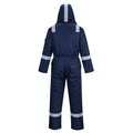 Navy - Back - Portwest Unisex Adult Flame Resistant Anti-Static Winter Overalls