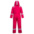 Red - Back - Portwest Unisex Adult Flame Resistant Anti-Static Winter Overalls