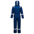 Royal Blue - Back - Portwest Unisex Adult Flame Resistant Anti-Static Winter Overalls