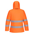 Orange-Black - Back - Portwest Mens PW2 High-Vis Safety Jacket