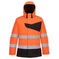 Orange-Black - Front - Portwest Mens PW2 High-Vis Safety Jacket