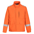 Orange - Front - Portwest Mens Bizflame Plus Stretch Jacket