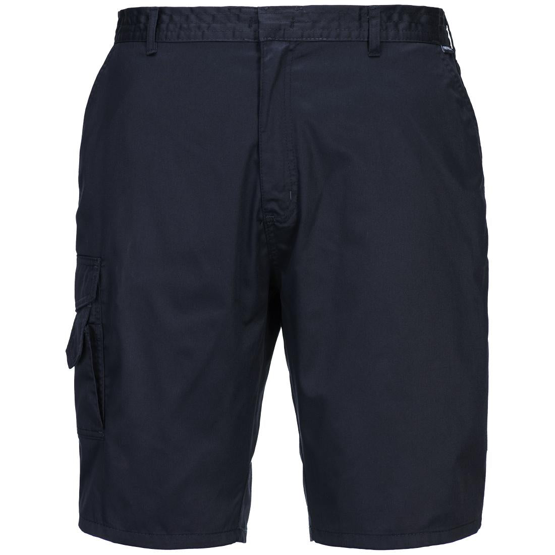 Navy - Front - Portwest Mens Combat Shorts