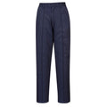 Navy - Front - Portwest Womens-Ladies Elasticated Trousers