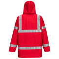 Red - Back - Portwest Mens Bizflame Rain Anti-Static Jacket