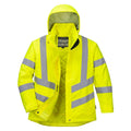 Yellow - Front - Portwest Womens-Ladies Hi-Vis Winter Jacket