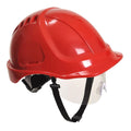 Red - Front - Portwest Unisex Adult Endurance Plus Safety Helmet Set