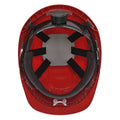 Red - Back - Portwest Unisex Adult Endurance Plus Safety Helmet Set
