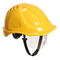 Yellow - Front - Portwest Unisex Adult Endurance Plus Safety Helmet Set