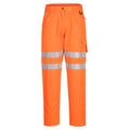 Orange - Front - Portwest Mens Eco Friendly Hi-Vis Safety Work Trousers