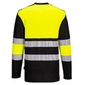 Yellow-Black - Back - Portwest Mens PW3 Cotton High-Vis T-Shirt