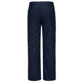 Navy - Back - Portwest Mens Classic Action Texpel Finish Work Trousers