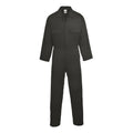 Black - Front - Portwest Unisex Adult Euro Cotton Work Overalls