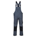 Zoom Grey-Black - Front - Portwest Mens PW3 Work Bib And Brace Overall