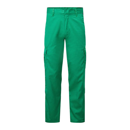 Teal - Front - Portwest Mens Combat Lightweight Work Trousers