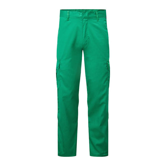 Teal - Front - Portwest Mens Combat Lightweight Work Trousers