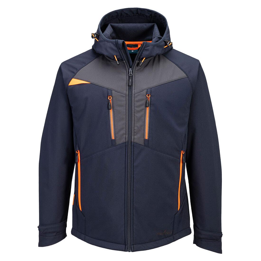 Dark Navy - Front - Portwest Mens DX4 Soft Shell Jacket