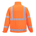 Orange - Back - Portwest Mens 2 In 1 High-Vis Soft Shell Jacket