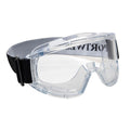 Clear - Front - Portwest Unisex Adult Challenger Clear Safety Goggles
