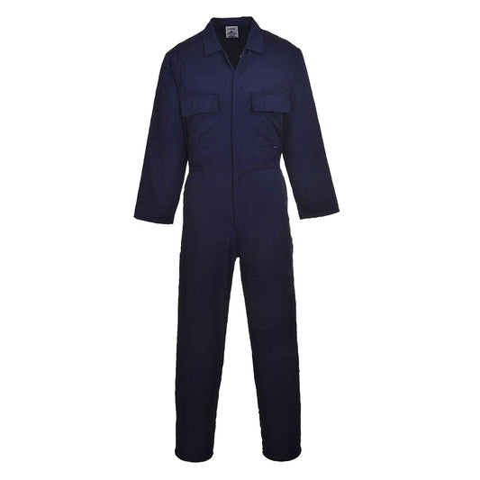 Navy - Front - Portwest Unisex Adult Euro Work Overalls