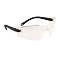 Clear - Front - Portwest Unisex Adult Profile Safety Glasses