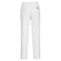 White - Back - Portwest Womens-Ladies Stretch Chino Slim Trousers