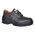 Black - Front - Portwest Mens Steelite Ultra Leather Safety Shoes