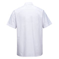 White - Back - Portwest Mens Classic Comfort Short-Sleeved Shirt