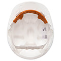 White - Back - Portwest Unisex Adult Wear to Work Safety Helmet