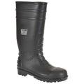 Black - Front - Portwest Mens Classic Safety Wellington Boots
