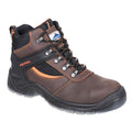 Brown - Front - Portwest Unisex Adult Steelite Mustang Leather Safety Boots