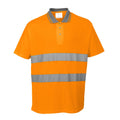 Orange - Front - Portwest Mens Hi-Vis Comfort Safety Polo Shirt
