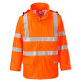 Orange - Front - Portwest Mens Hi-Vis Sealtex Flame Hi-Vis Reflective Jacket