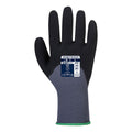 Grey-Black - Back - Portwest Unisex Adult A352 DermiFlex Ultra Grip Gloves